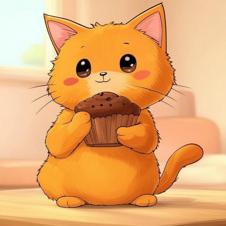 Ici des muffins au chocolat