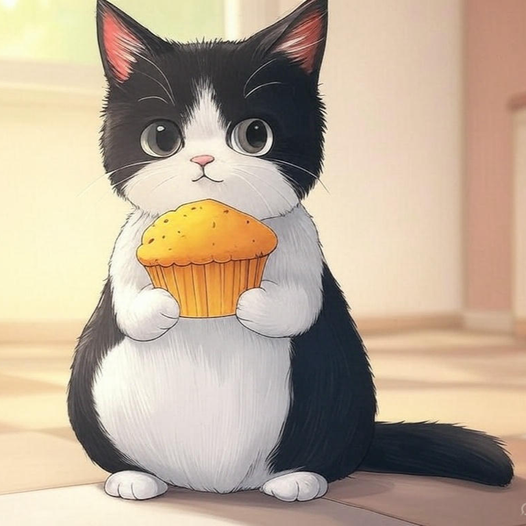 Ici des muffins au chocolat et à la banane