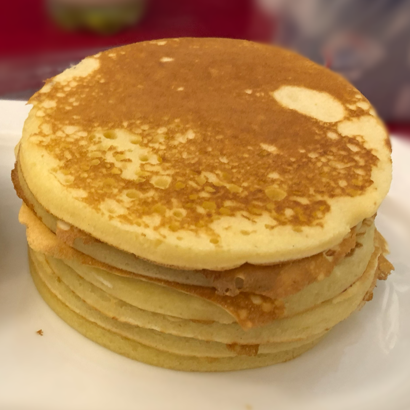 Ici une superbe pile de pancakes